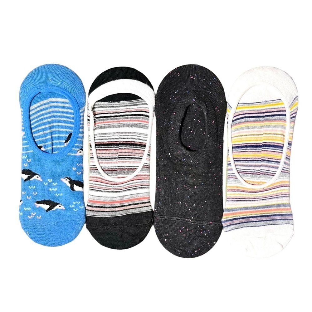Xhilaration Multicolored No-Show Socks Size 4-10 New